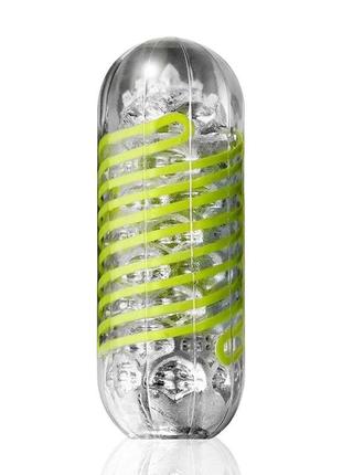 Мастурбатор tenga spinner 03 shell с упругой стимулирующей спиралью внутри