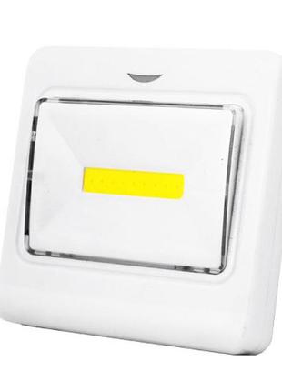 Підсвічування універсальне у вигляді вимикача 1701/k10-cob магніт hn-388 липучка 3хaaa