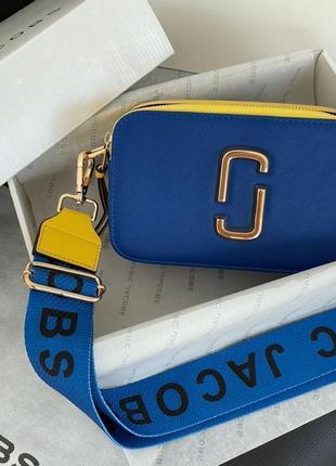 Сумка marc jacobs the snapshot yellow blue