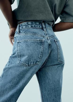 Джинси zara straight5 фото