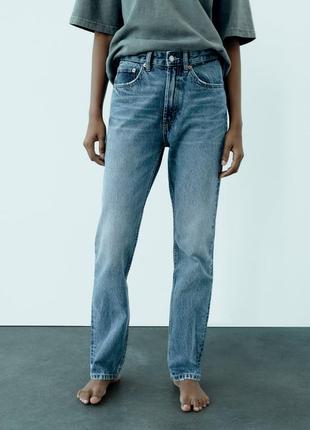Джинси zara straight7 фото
