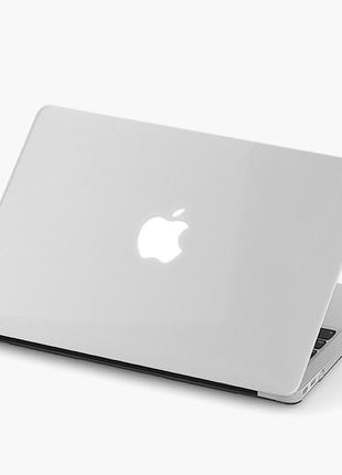 Чехол пластиковый для apple macbook pro / air без принта (no print) макбук про case hard cover macbook air 13 a1466 / a13691 фото