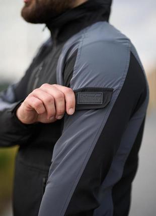 Куртка чоловіча soft shell light "iforce" intruder сіра8 фото