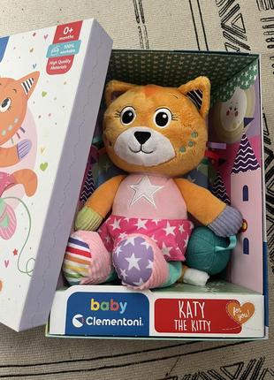 Игрушка комфортер clementoni katty the kitty