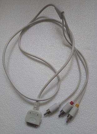Композитний av кабель для ігрової приставки xbox 360