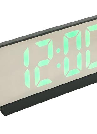 Электронные настольные led часы от usb vst-897-4 с будильником и термометром