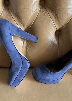 Туфли замшевые nine west, новые, р.37