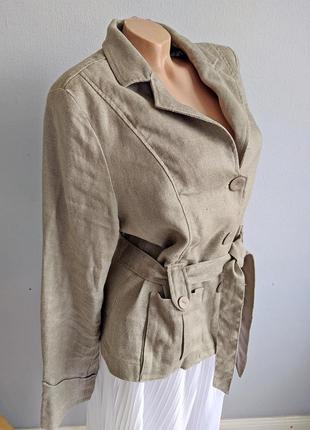 Жакет із 100% льону, laura clement, франция*6 фото