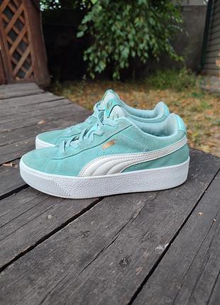 Замшевые кроссовки, кеды puma оригинал