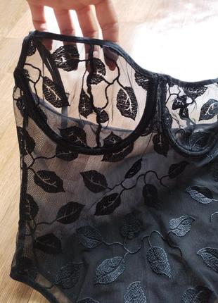 Соблазнительный абсолютно прозрачный боди marks &amp; spenser