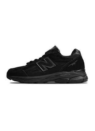 New balance 990 triple black  tu99201 фото