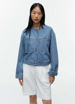 Куртка джинсовая жакет джинсовка arket