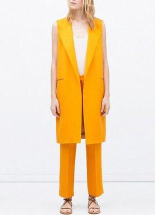Піджак жакет жилет натуральний zara р.s