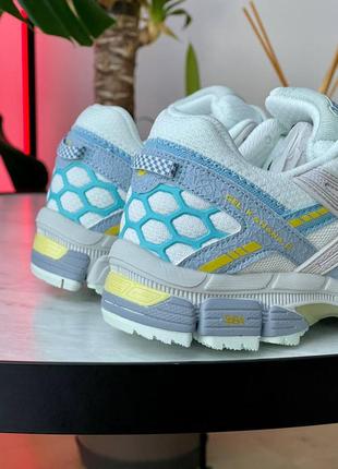 Женские кроссовки asics nous gel kahana 8 blue/yellow 1012a978-3009 фото