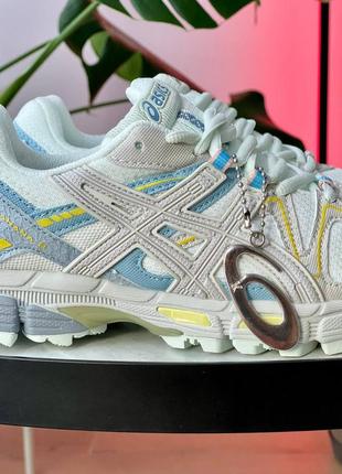 Женские кроссовки asics nous gel kahana 8 blue/yellow 1012a978-3006 фото