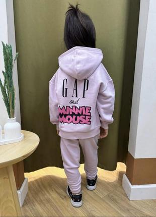 Костюм  в стиле zara kids cap для девочки 1,5-2,2-3,3-4, 4-5 лет в фиолетовом цвете...