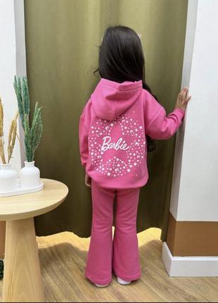Стильный костюм для девочки 3-4, 4-5, 5-6, 9-10 лет​ ​в​ ​с​т​и​л​е​ zara  barbie малинового цвета.