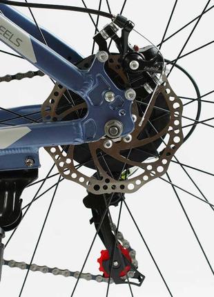 Велосипед спортивний corso «legend» 27,5" дюймів lg-27754 (1) рама алюмінієва 15,5``, обладнання shimano 217 фото