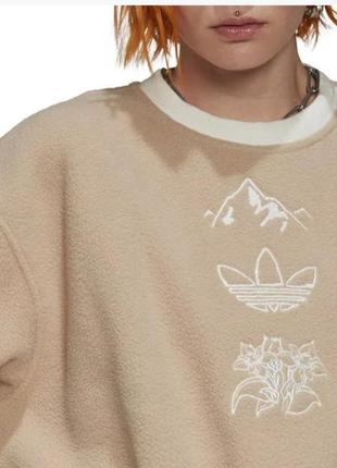 Свитшот худи оверсайз adidas originals