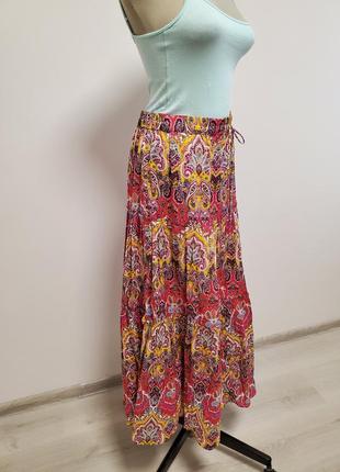 Шикарна брендова легка котонова юбка