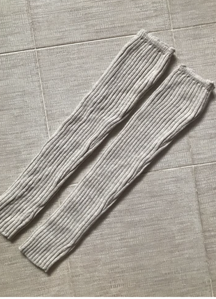 Митенки теплые, длинные перчатки без пальцев, гетры на руки.