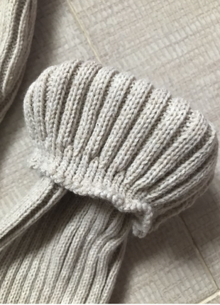 Митенки теплые, длинные перчатки без пальцев, гетры на руки.