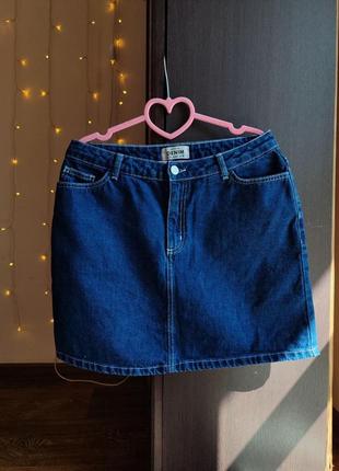 Юбка denim new look xl