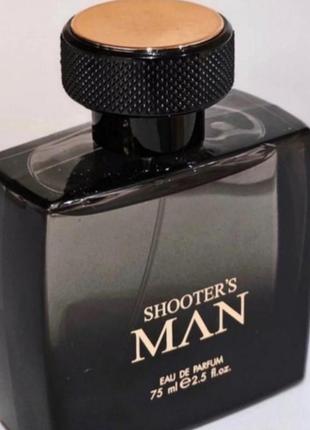 Парфюмированная вода для мужчин farmasi shooters man black, 75 мл