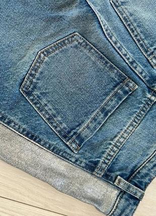 Нові джинси із вставками foil print для дівчинки 10-11років5 фото