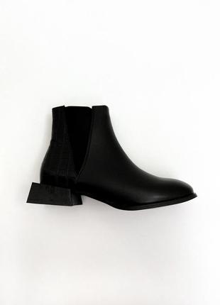 Новые демисезонные черные челси ботинки ботинки2 фото