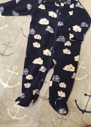 Очень теплый человечек-ромпер