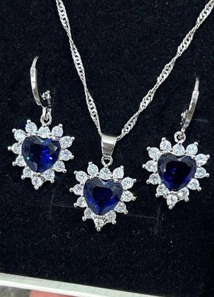 Набор украшений xuping jewelry серьги и колье женские украшения комплект