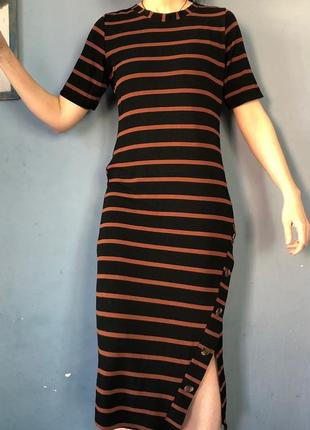 Плаття в смужку.