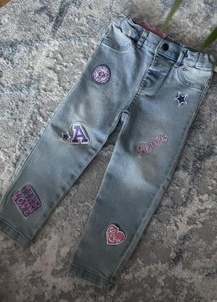 Кружевные джинсы для девочки на 18-24 месяца5 фото