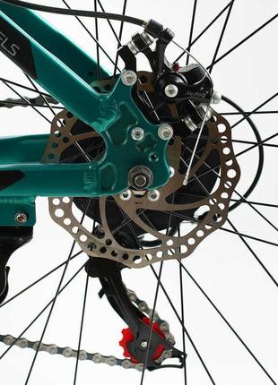 Велосипед спортивний corso «legend» 27,5" дюймів lg-27812 (1) рама алюмінієва 15,5``, обладнання shimano 217 фото