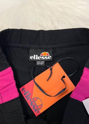 Черные натуральные спортивные лосины с высокой посадкой от ellesse лосины5 фото