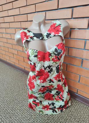 Плаття asos у квітковий принт р. 14