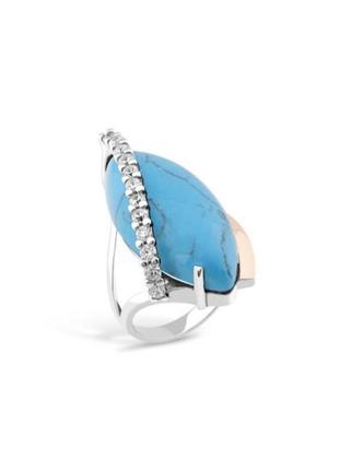 Невероятная массивная серебряная кольца 💍 с бирюзой💙💎9 фото