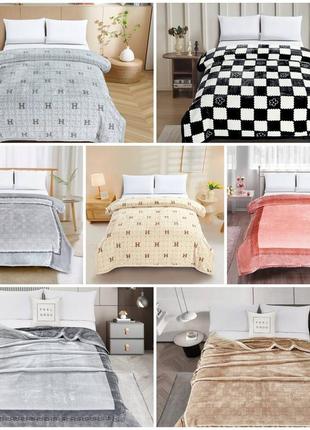 Акриловий плед двохсторонній, м'який та приємний до тіла