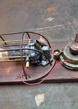 Настенный светильник ручной работы в стиле стимпанк/лофт в ретро стиле