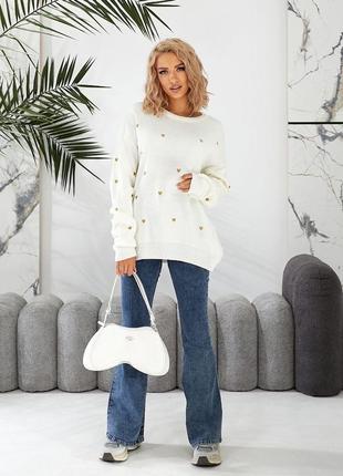 Свитер в стиле оверсайз. 9