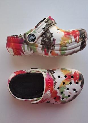 Детские crocs утепленные