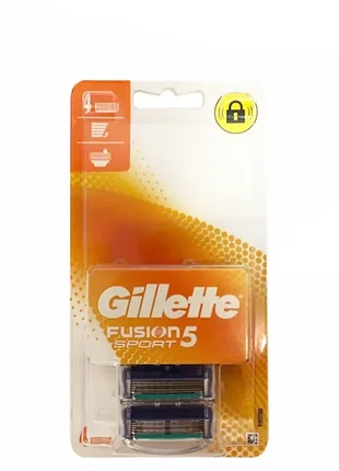 Сменные кассеты для бритья gillette fusion 5 sport (4 шт.)