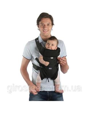Сумка-кенгуру chicco easy fit black night 0-9 мес