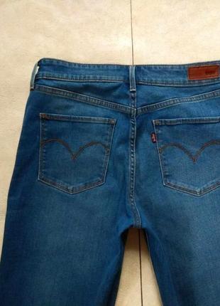 Брендовые джинсы клеш с высокой талией на высокий рост levis, 29 размер.7 фото