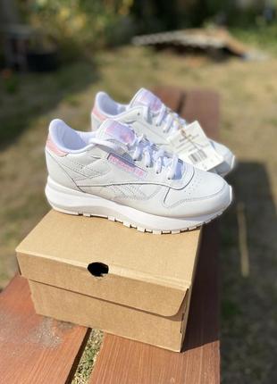 Женские кроссовки reebok classic leather gw7229