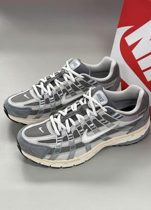 Оригінал кросівки nike p-6000 premium casual flat pewter найки сірі
