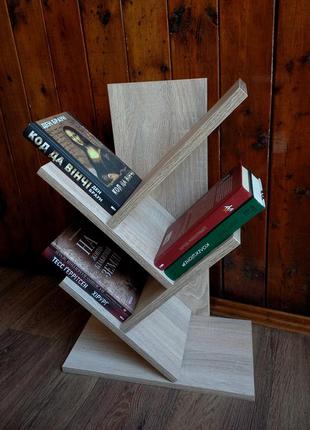 Полиця для книг "ялинка"