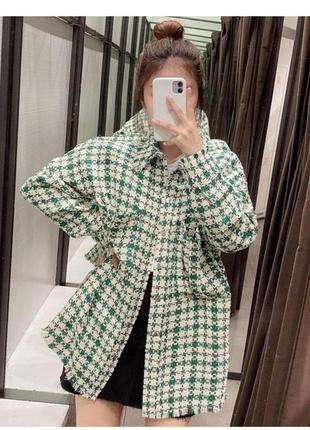 Zara, твидовый, трендовый, пиджак, жакет