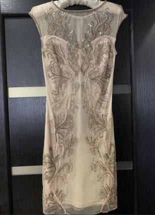 Платье нарядное ,новогоднее ,шикарное ручная работа